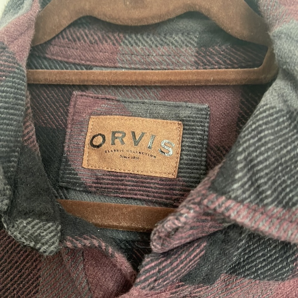 Orvis Flannel Shirt - Picture 2 of 3